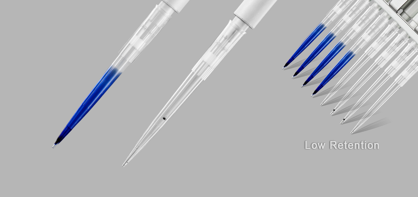 Low Retention Pipette Tip